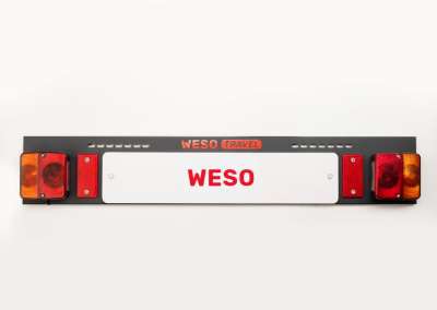 LN0001 Рамка-дублер WESO для велокрепления (панель с фонарями , жгут с вилкой)