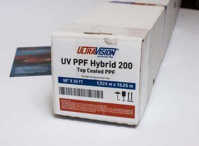 Антигравийная пленка для защиты кузова UltraVision PPF Hybrid 200 (Top Coat) 1,52x15,25, пог. метр
