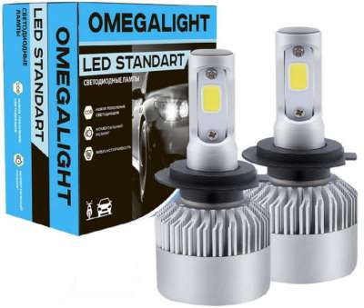 Лампа LED Omegalight Standart H8/H9/LED H11 2400lm (1шт) 12V 17W 6000K
