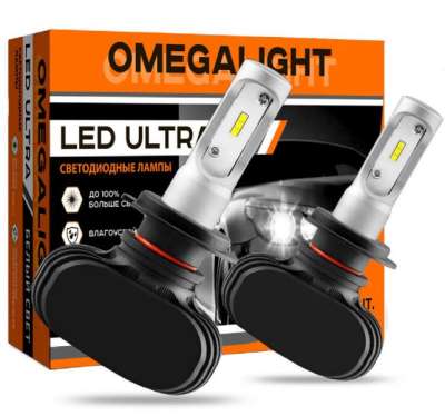 Лампа LED Omegalight Ultra LED HB4 2500lm (1шт) 25Вт 9006 6000K