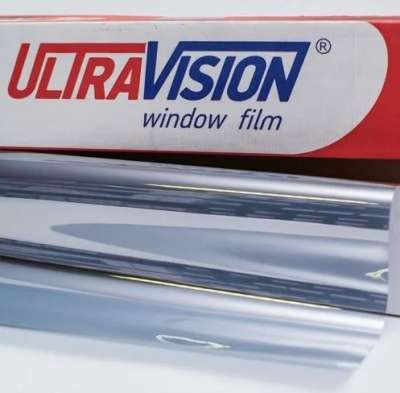 Солнцезащитная зеркальная архит пленка UltraVision UV R 20 SI SR PS (2ply 1,5mil)pla-20 метр серебро